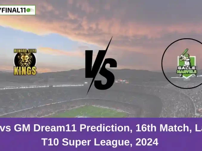 NEK vs GM Dream11 Prediction, 16th Match, Lanka T10 Super League, 2024