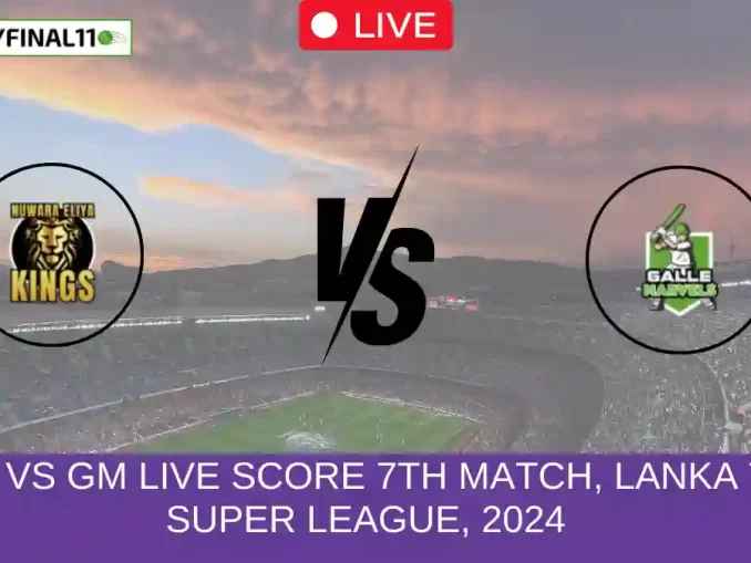 NEK vs GM Live Score 7th Match, Lanka T10 Super League, 2024