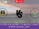 NEK vs GM Live Score 7th Match, Lanka T10 Super League, 2024