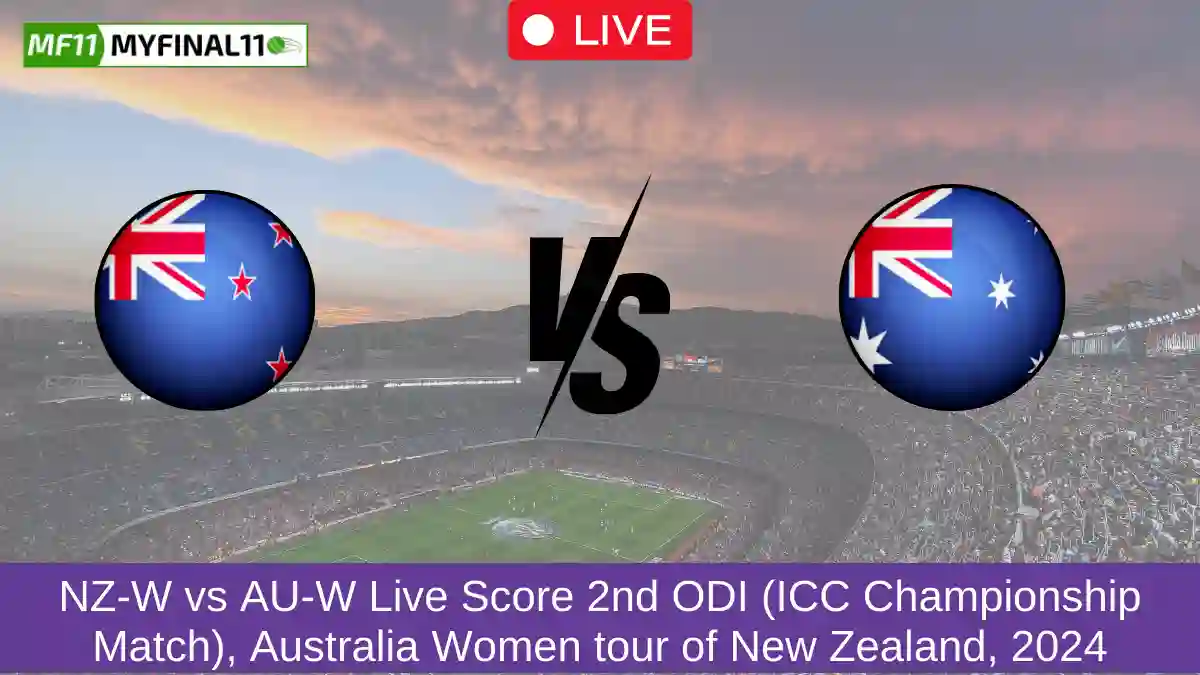 NZ-W vs AU-W Live Score 2nd ODI (ICC Championship Match), Australia Women tour of New Zealand, 2024 (2)