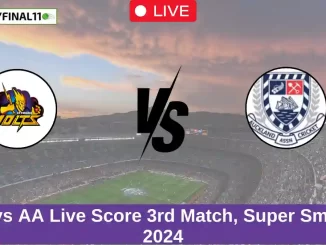 OV vs AA Live Score 3rd Match, Super Smash, 2024