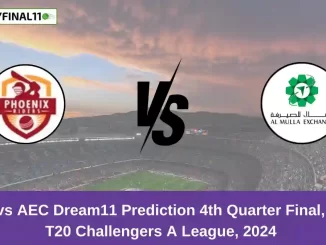 PHR vs AEC Dream11 Prediction 4th Quarter Final, KCC T20 Challengers A League, 2024