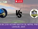 PKA vs BK Live Score Match 20, Nepal Premier League, 2024