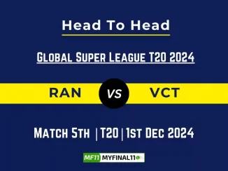 RAN vs VCT Player Battle, Head to Head Team Stats, Team Record