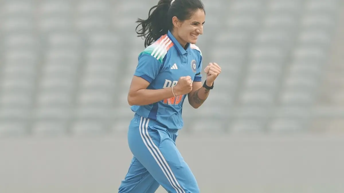 IND-W vs WI-W: Renuka Singh Clean Bowls Hayley Matthews in 3rd ODI