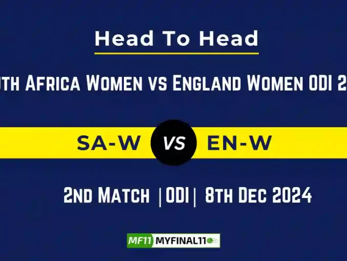 SA-W vs EN-W Player Battle, Head to Head Team Stats, Team Record - South Africa Women vs England Women ODI 2024