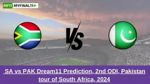 _SA vs PAK Dream11 Prediction, 2nd ODI, Pakistan tour of South Africa, 2024