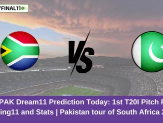 SA vs PAK Dream11 Prediction Today 1st T20I Pitch Report, Playing11 and Stats Pakistan tour of South Africa 2024