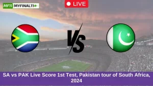 SA vs PAK Live Score 1st Test, Pakistan tour of South Africa, 2024