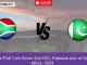 SA vs PAK Live Score 2nd ODI, Pakistan tour of South Africa, 2024