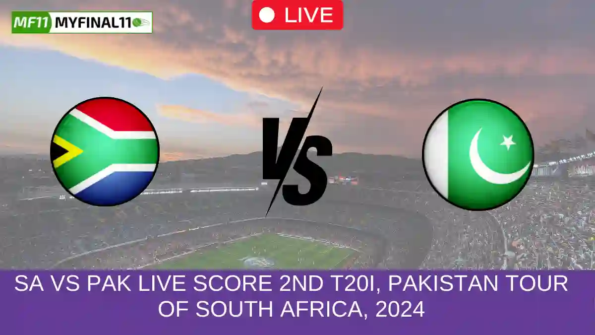 SA vs PAK Live Score 2nd T20I, Pakistan tour of South Africa, 2024