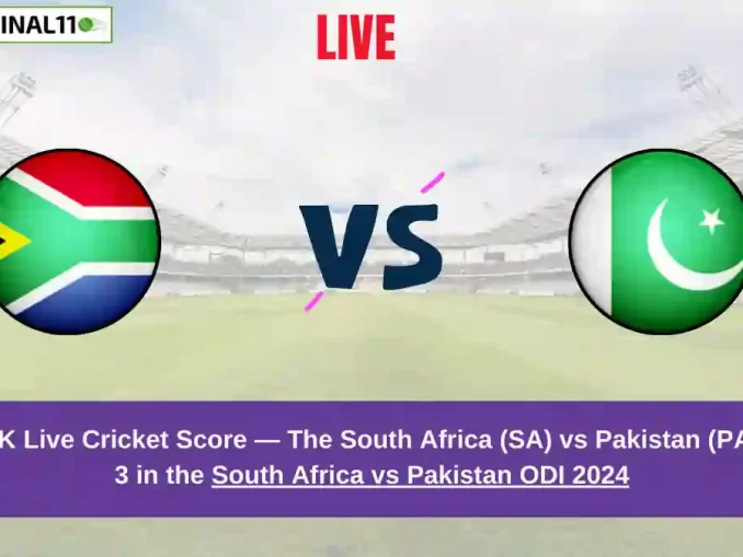 SA vs PAK Live Score: Scorecard, Ball by Ball Commentary - 3rd ODI, South Africa vs Pakistan ODI 2024