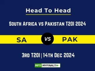 SA vs PAK Player Battle, Head to Head Team Stats, Team Record