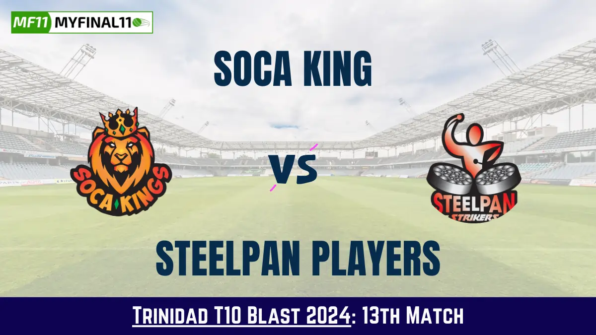 SCK vs WSP Dream11 Prediction Today: Match 13 Pitch Report, Playing11 and Stats | Trinidad T10 Blast 2024