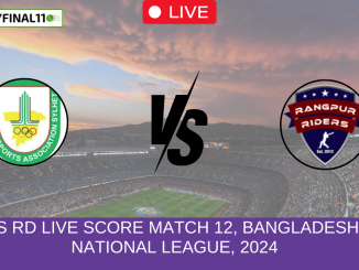 SD vs RD Live Score Match 12, Bangladesh T20 National League, 2024