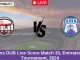 SHA vs DUB Live Score Match 33, Emirates D10 Tournament, 2024