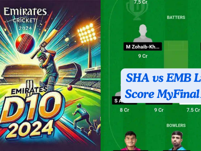 The Sharjah (SHA) vs Emirates Blues (EMB) 1st Semi-Final in the Emirates D10 Tournament 2024 is set for December 30, 2024