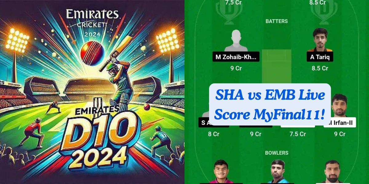 The Sharjah (SHA) vs Emirates Blues (EMB) 1st Semi-Final in the Emirates D10 Tournament 2024 is set for December 30, 2024