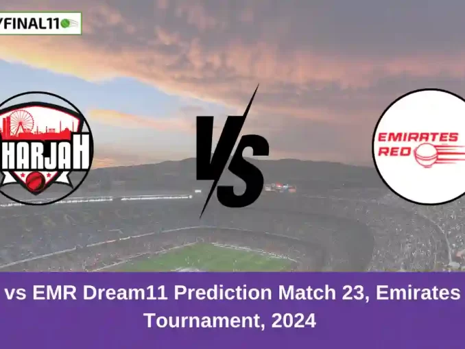 SHA vs EMR Dream11 Prediction Match 23, Emirates D10 Tournament, 2024 (1)