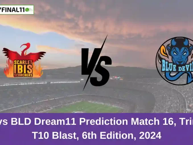 SLS vs BLD Dream11 Prediction Match 16, Trinidad T10 Blast, 6th Edition, 2024