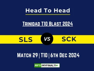 SLS vs SCK Player Battle, Head to Head Team Stats, Team Record