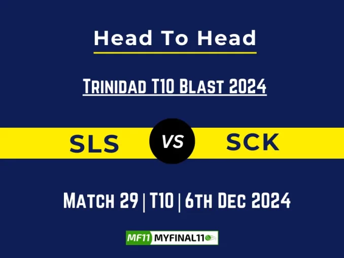 SLS vs SCK Player Battle, Head to Head Team Stats, Team Record