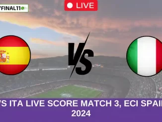 SPA vs ITA Live Score Match 3, ECI Spain T10, 2024