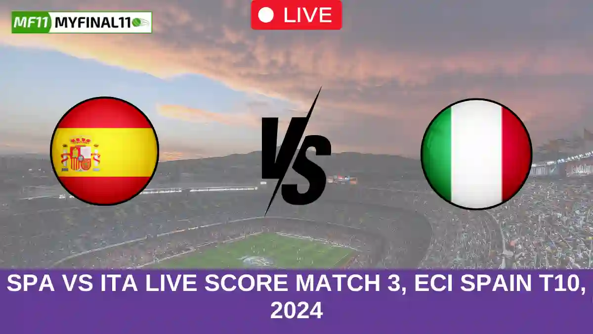 SPA vs ITA Live Score Match 3, ECI Spain T10, 2024