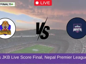 SPR vs JKB Live Score Final, Nepal Premier League, 2024