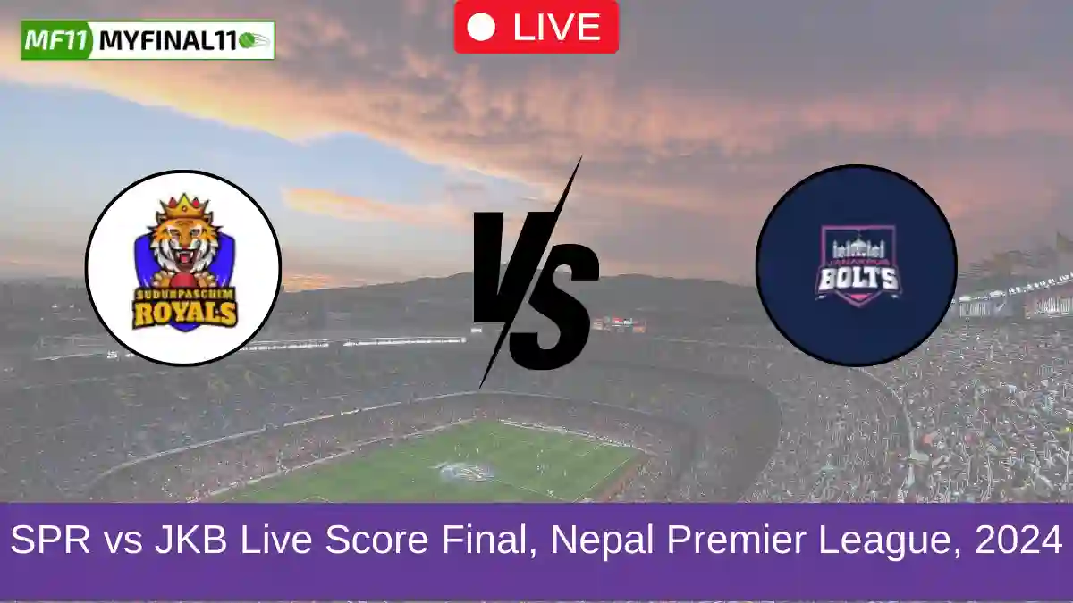 SPR vs JKB Live Score Final, Nepal Premier League, 2024