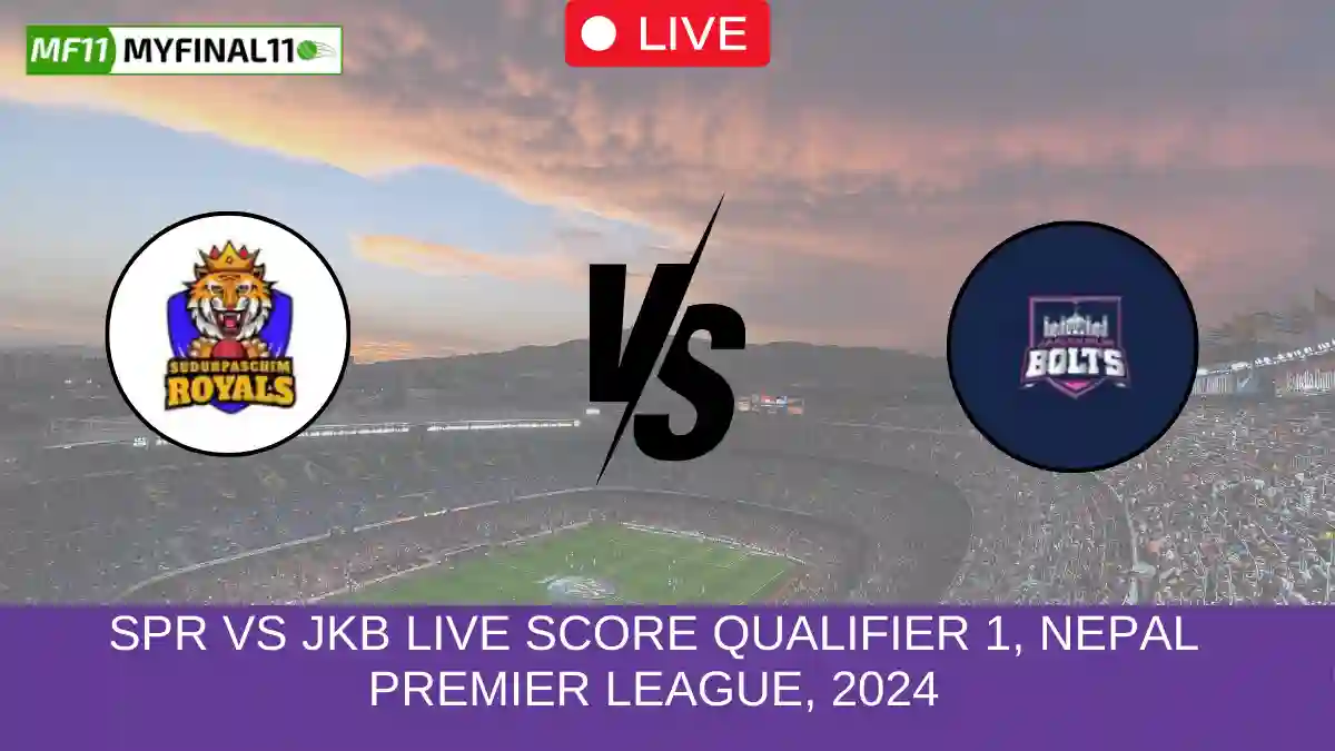 SPR vs JKB Live Score Qualifier 1, Nepal Premier League, 2024