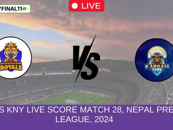 SPR vs KNY Live Score Match 28, Nepal Premier League, 2024