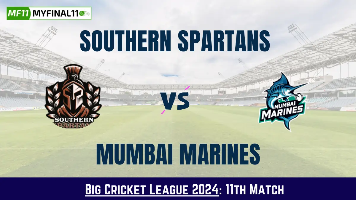 SS vs MM Dream11 Prediction Today: Match 11 Pitch Report, Playing11 and Stats | Big Cricket League 2024