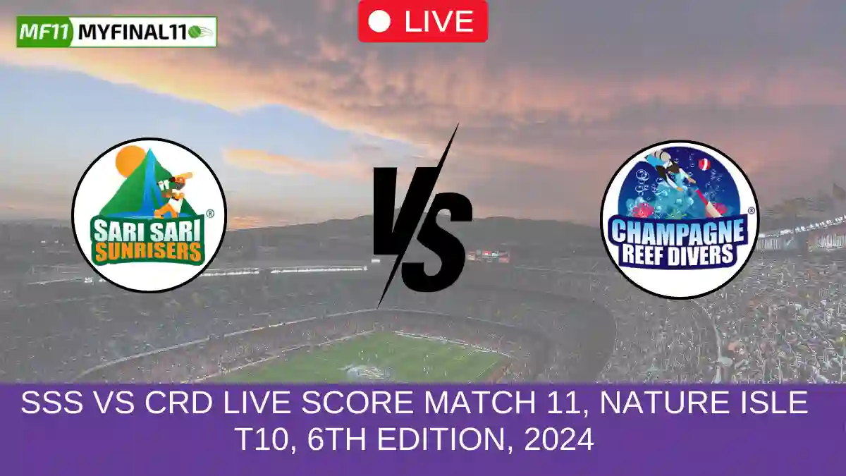 vs CRD Live Score Match 11, Nature Isle T10, 6th Edition, 2024