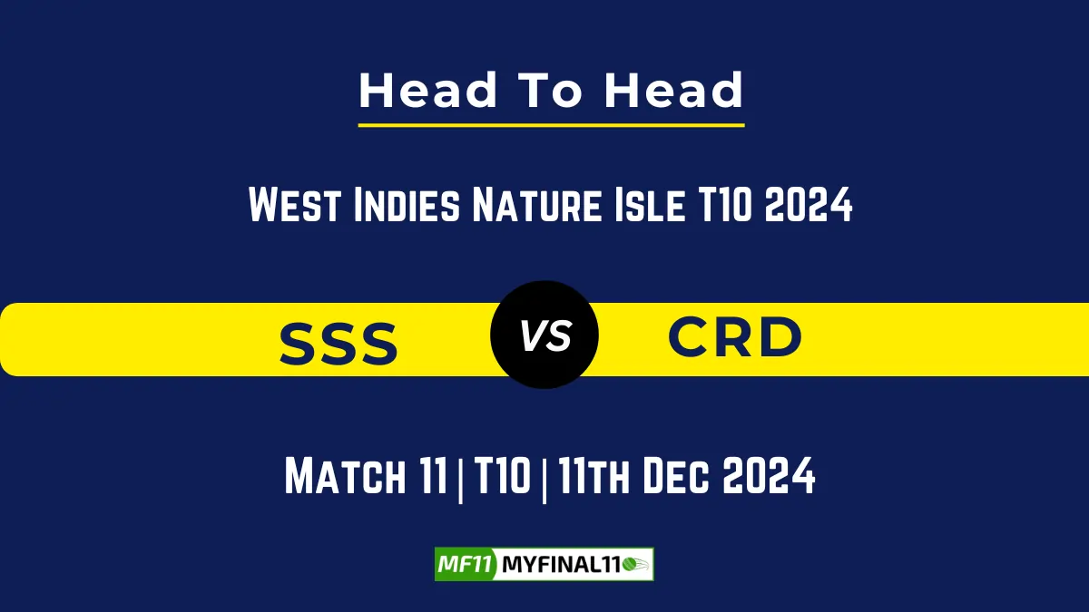 SSS vs CRD Player Battle, Head to Head Team Stats, Team Record