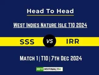 SSS vs IRR Player Battle, Head to Head Team Stats, Team Record