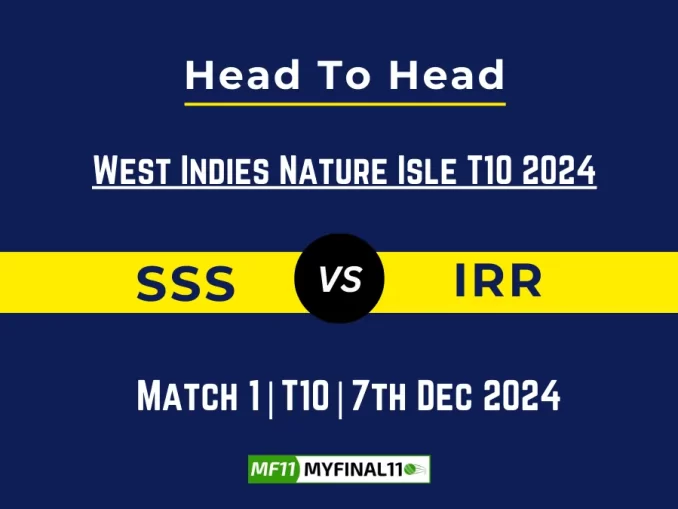 SSS vs IRR Player Battle, Head to Head Team Stats, Team Record