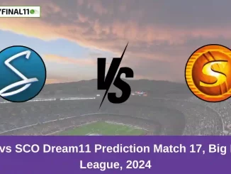 STR vs SCO Dream11 Prediction Match 17, Big Bash League, 2024