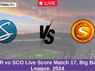 STR vs SCO Live Score Match 17, Big Bash League, 2024