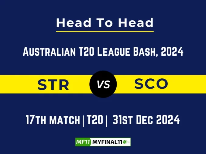 STR vs SCO Player Battle, Head to Head Team Stats, Player Record