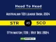 STR vs SCO Player Battle, Head to Head Team Stats, Player Record