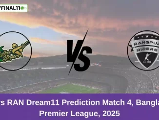 SYL vs RAN Dream11 Prediction Match 4, Bangladesh Premier League, 2025