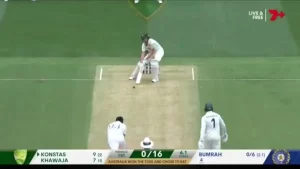 Sam Konstas Breaks Bumrah’s 3-Year Streak with Two Sixes