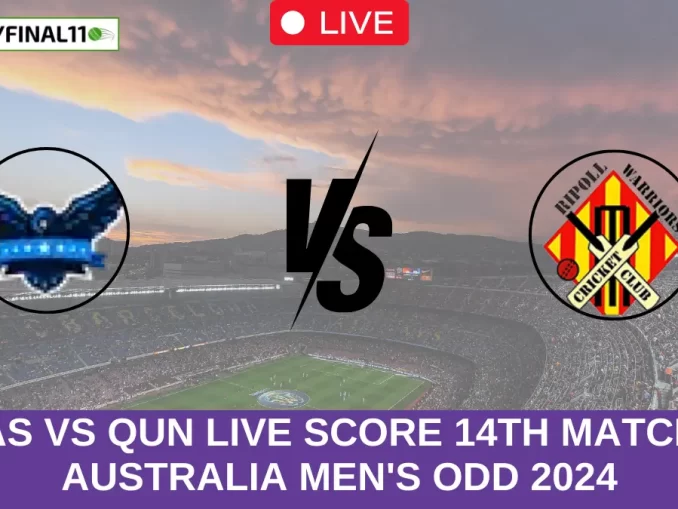 TAS vs QUN Live Score 14th Match Australia Men's ODD 2024