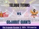 TEL vs GUJ Dream11 Prediction