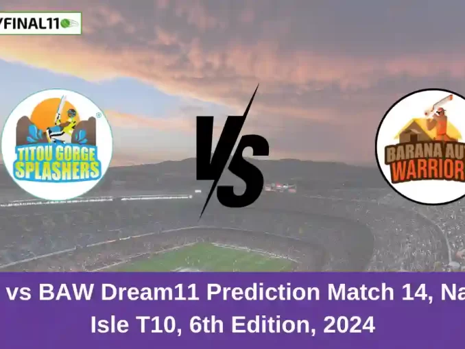 TGS vs BAW Dream11 Prediction Match 14, Nature Isle T10, 6th Edition, 2024