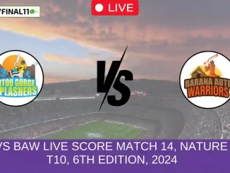 TGS vs BAW Live Score Match 14, Nature Isle T10, 6th Edition, 2024