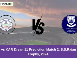 THR vs KAR Dream11 Prediction Match 2, S.S.Rajan T20 Trophy, 2024