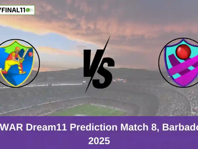 TIT vs WAR Dream11 Prediction Match 8, Barbados T10, 2025