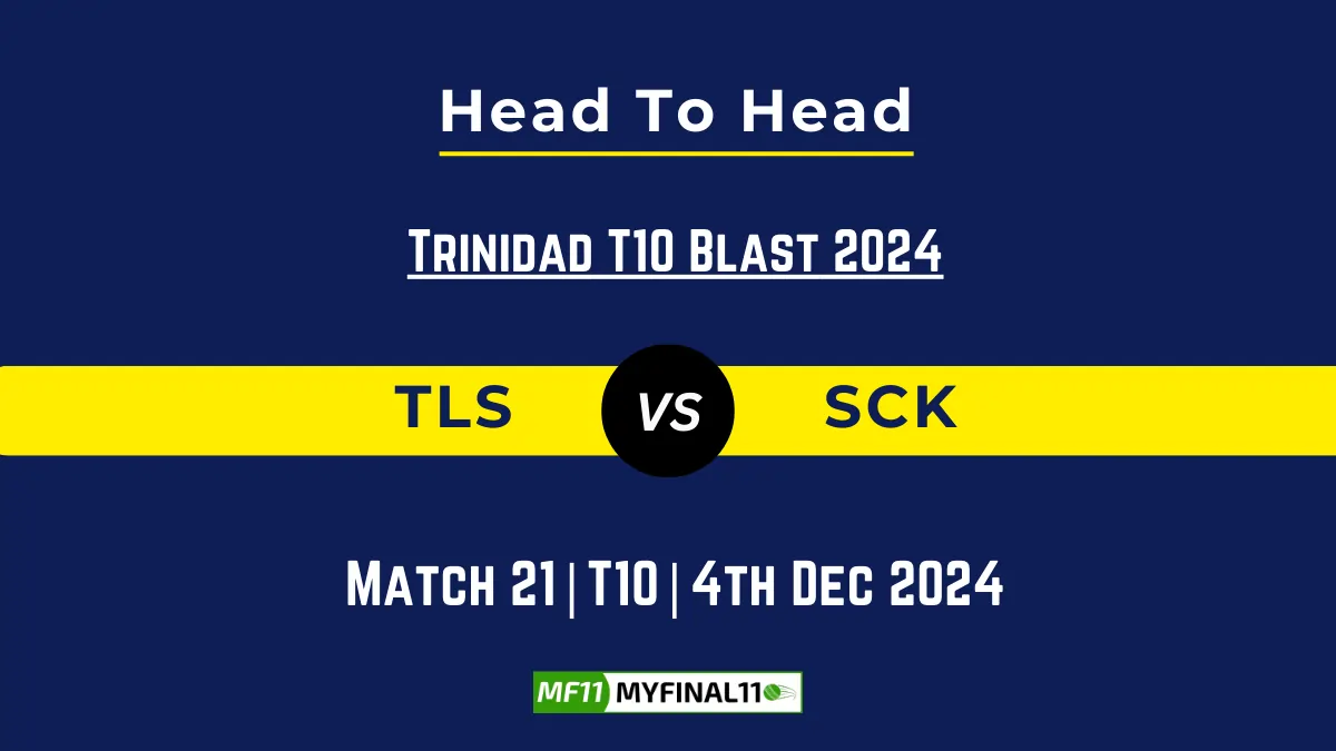 TLS vs SCK Player Battle, Head to Head Team Stats, Team Record